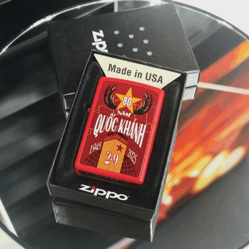 Zippo Kỷ niệm 80 năm Quốc khánh Việt Nam - 233-A80-S - Hình ảnh 7