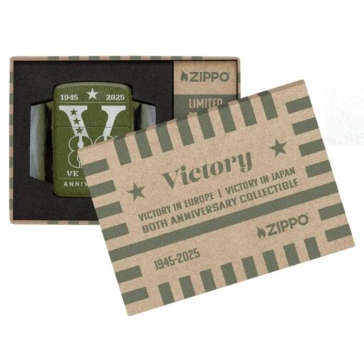 Zippo VE/VJ Day-80th Anniversary Collectible Steel Case – 46949 - Hình ảnh 12