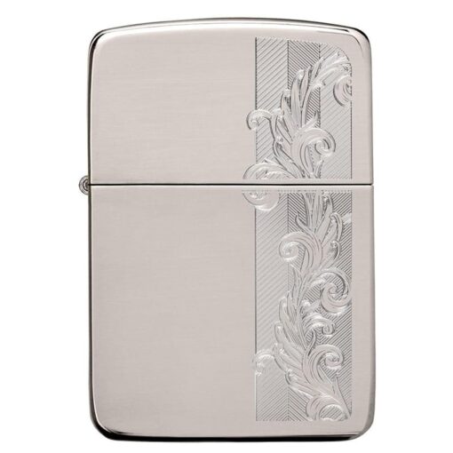 Zippo 1941 Replica Sterling Silver Herringbone Filigree Design - 49558 - Hình ảnh 3
