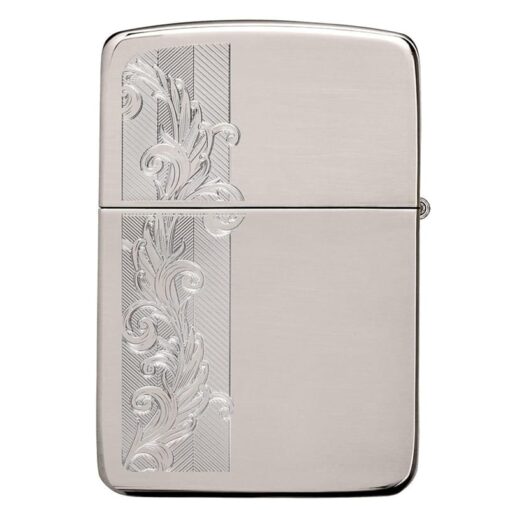 Zippo 1941 Replica Sterling Silver Herringbone Filigree Design - 49558 - Hình ảnh 4