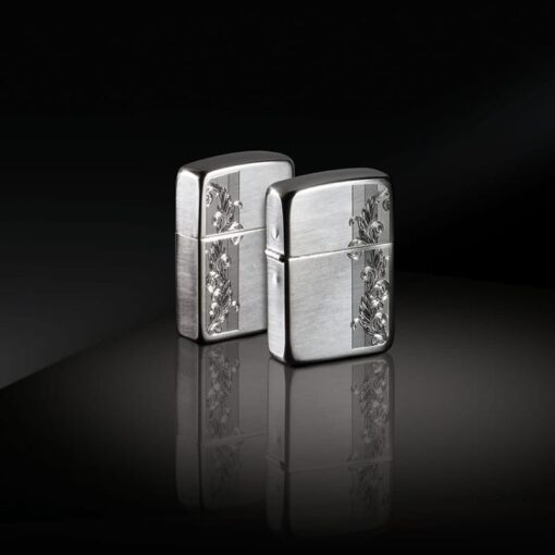 Zippo 1941 Replica Sterling Silver Herringbone Filigree Design - 49558 - Hình ảnh 9