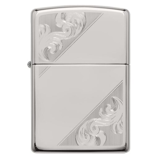 Zippo Sterling Silver Diagonal Filigree Design - 49479 - Hình ảnh 4